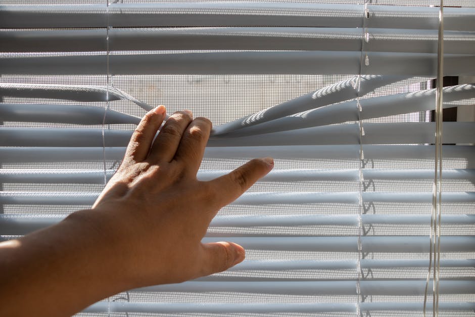 Professional contractor measuring and installing custom window shades